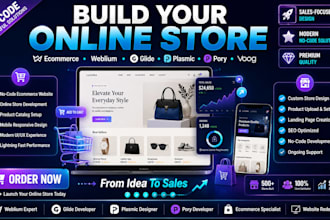 setup pory weblium plasmic ecommerce website design glide voog store redesign