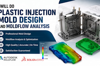 do plastic injection mold design and moldflow analysis