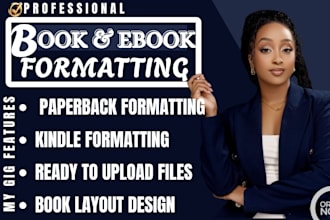 book formatting, kindle formatting, paperback formatting, ebook formatting