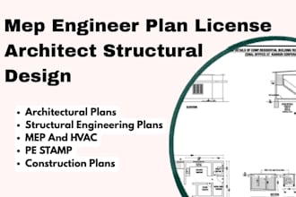 mep engineering plans licensed architect structural design missouri nevada ohio