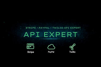 integrate stripe, paypal, payment gateway and twilio apis