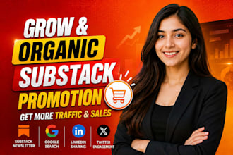 substacck promotion, substack newsletter growth, and organic substack subscriber