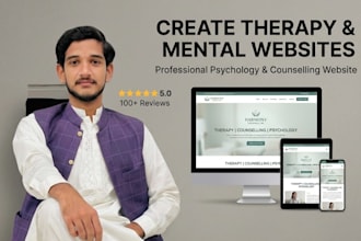 create therapy, mental health counselling and psychology website