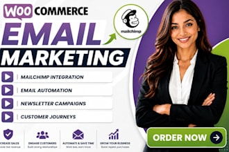 setup woocommerce email marketing, mailchimp integration and email automation