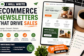 write ecommerce newsletters that drive sales