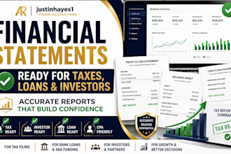 prepare financial statements bookkeeping and tax reporting
