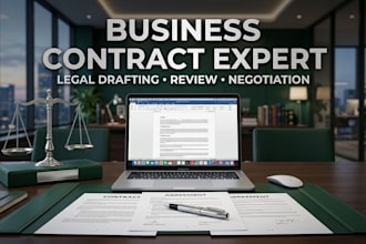draft business contracts, nda, operating agreement and partnership agreements