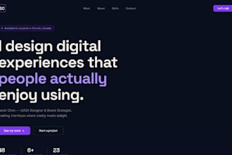 a stunning freelancer portfolio website with next js