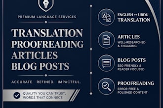 convert english articles into urdu