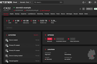 deploy herme cloud self hosted n8n hetzner vps docker postgres automated backup
