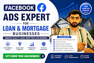 create facebook lead generation ads for loan consultants