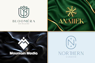 create luxury modern minimalist business logo design