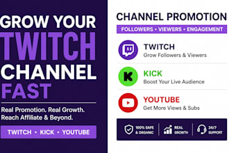 do twitch channel promotion, twitch affiliate twitch growth twitch marketing
