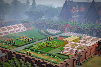 build minecraft maps spwan hubs cities and worlds