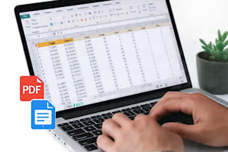do fast data entry and excel sheet work