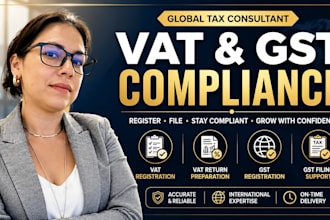 do vat registration, vat returns, gst registration and gst filing