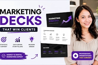 marketing deck, agency presentation, digital marketing powerpoint expert promax