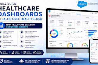 build healthcare dashboards using salesforce health cloud