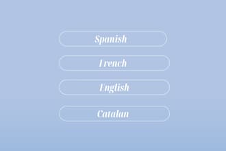 translate and proofread your texts in spanish, french, english and catalan