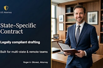 draft a state specific, legally compliant employment contract