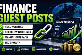publish finance guest posts on real websites with dofollow backlinks