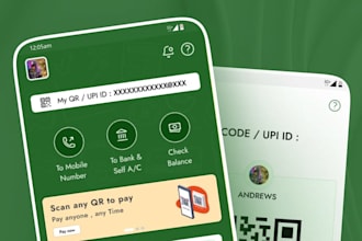 develop neobank app money transfer app wallet app UX UI design payment app