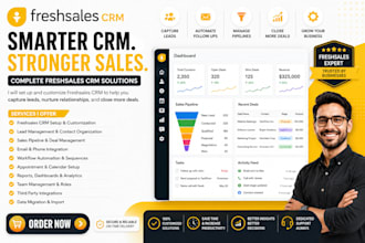 set up and automate your freshsales CRM for leads and sales