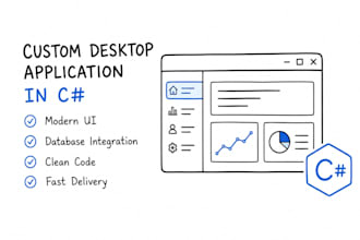 develop a custom desktop application in c sharp