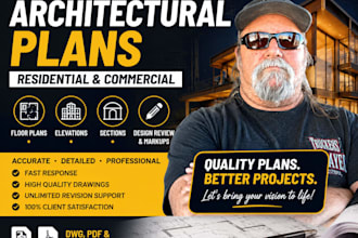 provide licensed architectural plans for residential and commercial projects