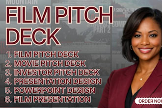 design film pitch deck movie pitch deck presentation design powerpoint design