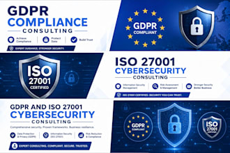 provide gdpr and iso 27001 cybersecurity consulting advice