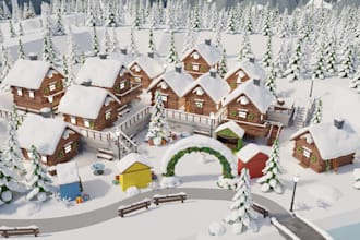 create realistic or semi realistic props, objects, asset packs