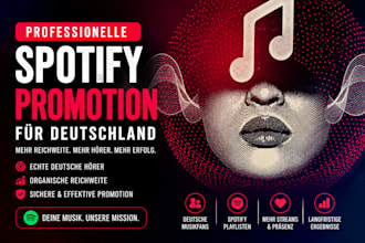 do german spotify promotion deutschland presaves, playlisten musikmarketing