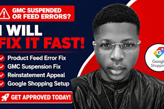 fix google merchant center product feed errors and gmc suspension