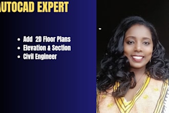 do expert autocad 2d drafting and floor plans
