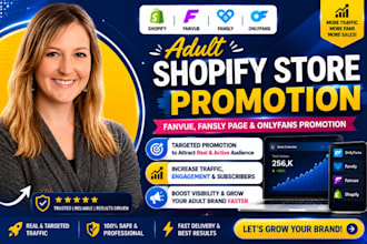 adult web promotion adult shopify sales funnel onlyfans page link promotion