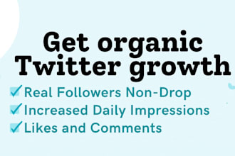 organic twitter x marketing, x growth, x followers and engagement, x promotion