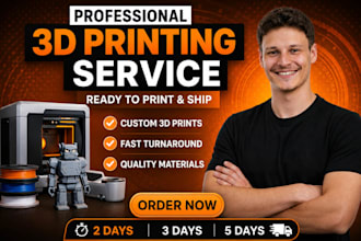 create 3d print ready cad models and stl files
