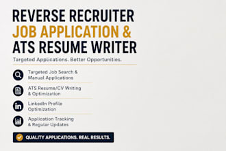 be your job search expert for ats resume and linkedin growth