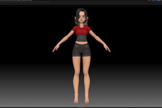 create, rig, fix or convert 3d model for vrchat, mmd, vroid, vrm, weight paint