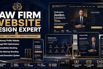 design solo attorney lawyer, law firm, advocates, barristers, solicitors website