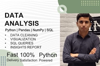 do statistical data analysis and visualization using python and sql