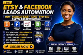 set up tiktok and etsy ads with n8n lead automation