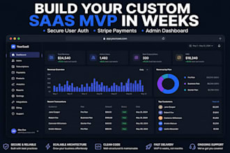 build a custom saas mvp web app