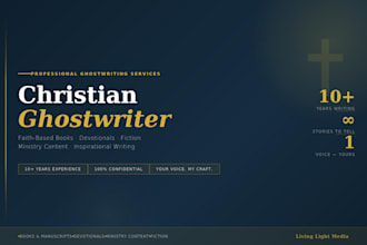 ghost write your christian books and devotionals