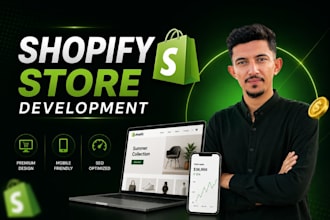 design a professional shopify store that converts
