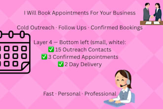 do cold calling and appointment setting