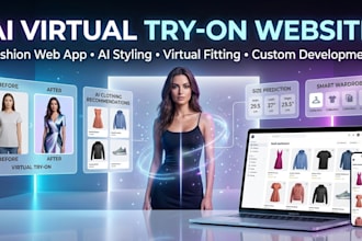 develop ai virtual try on website ai fashion web app