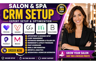 setup fresha vagaro glossgenius mangomint boulevard phorest meevo salon spa crm