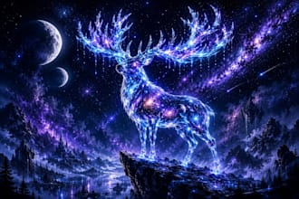 design custom ai fantasy wallpapers for mobile and desktop